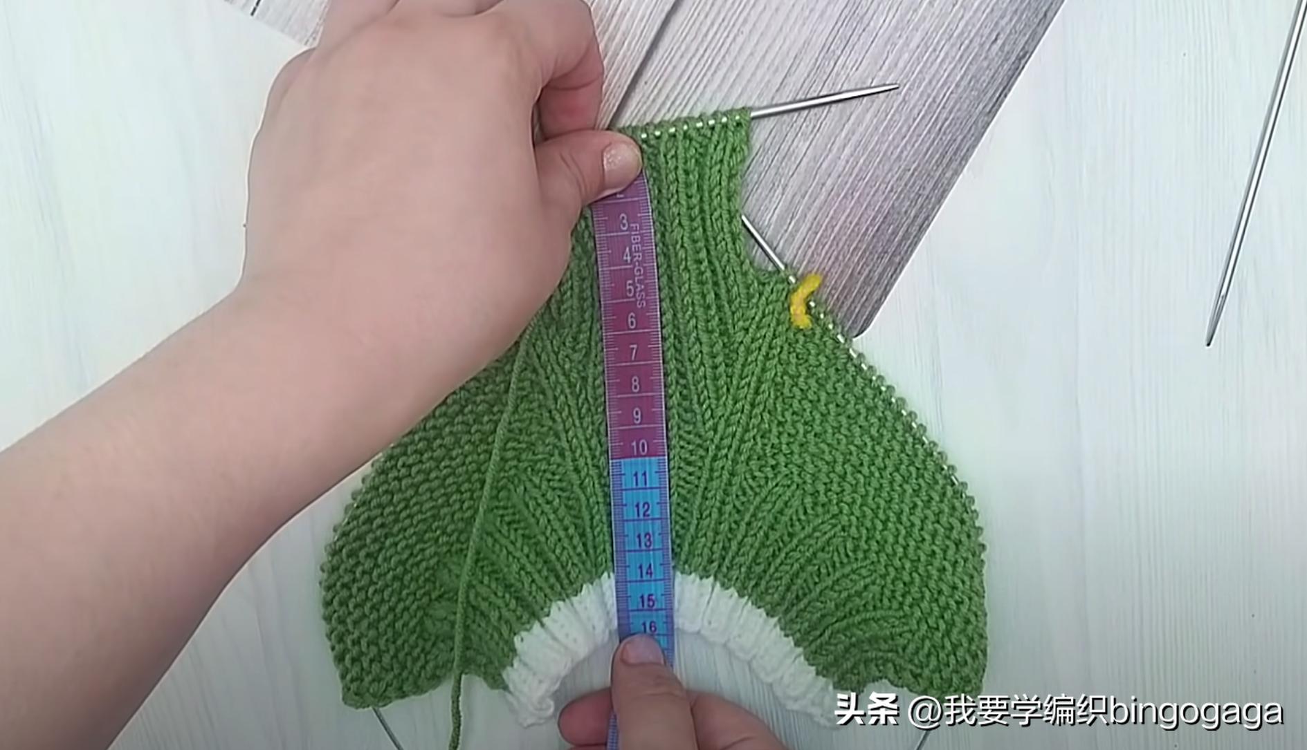 一片式毛线袜的织法,一片式织袜子