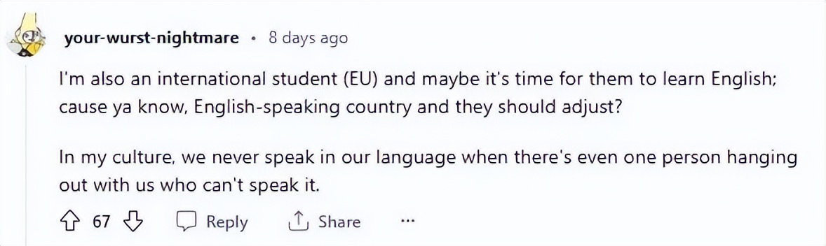 中国留学生奇葩行为,外国学生质疑中国留学生