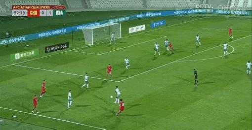 中国1-0沙特点球,中国队1:0胜沙特