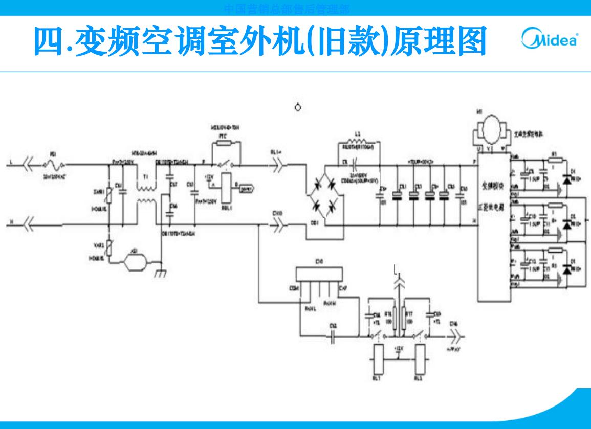 美的变频空调外机主板开关电源,美的空调外机电控盒