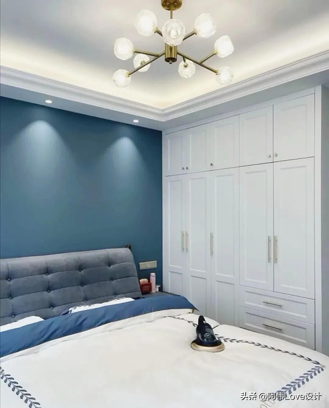 卧室墙面漆颜色搭配,婚房卧室窗帘颜色搭配