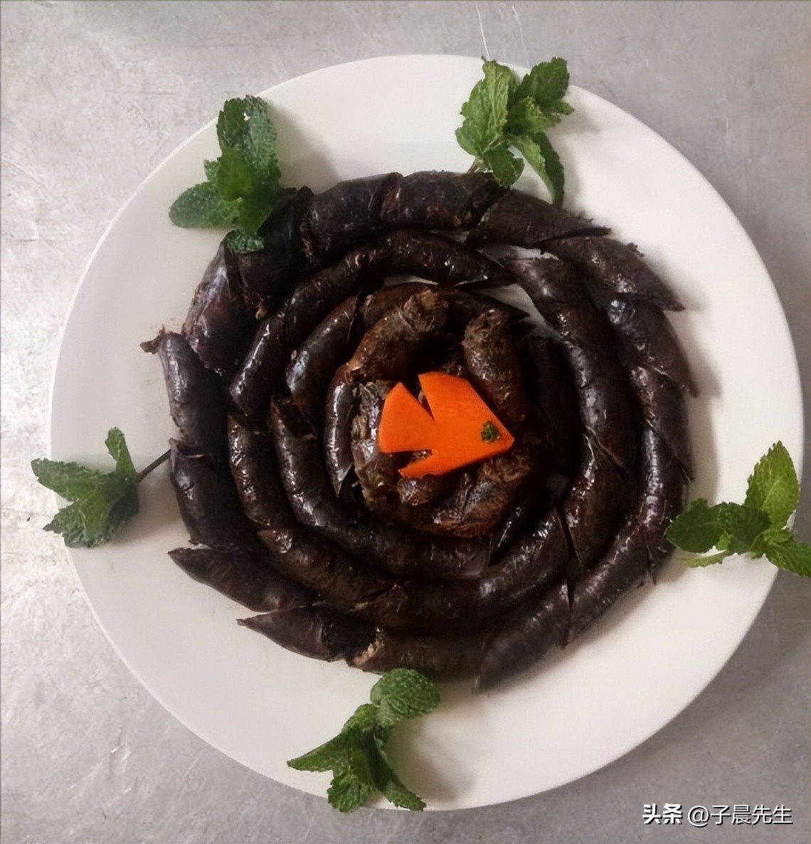 贵州美食酸大肠,贵州特色小吃牛瘪