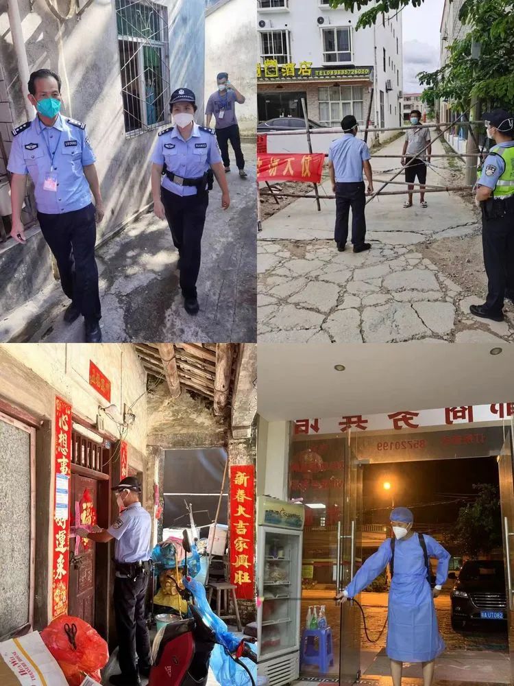 抗击疫情公安在行动福建,抗击疫情寒亭公安在一线