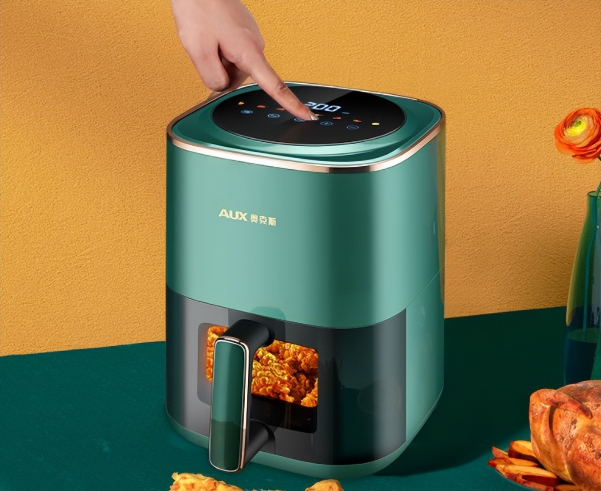 苏泊尔空气炸锅甄选,东方甄选黑椒肠空气炸锅