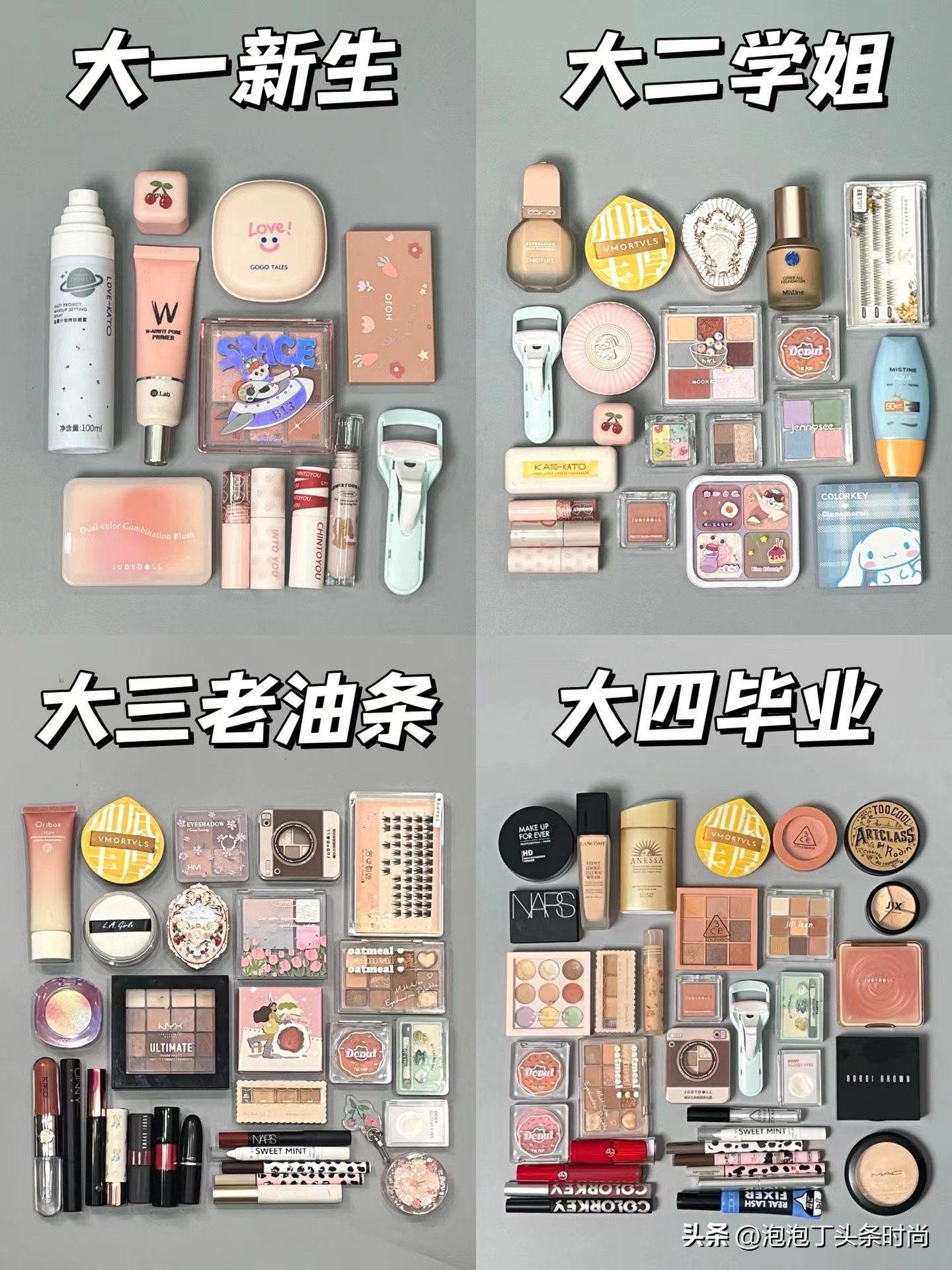 不同的年龄不同的化妆品,不同年龄段使用的化妆品一样吗