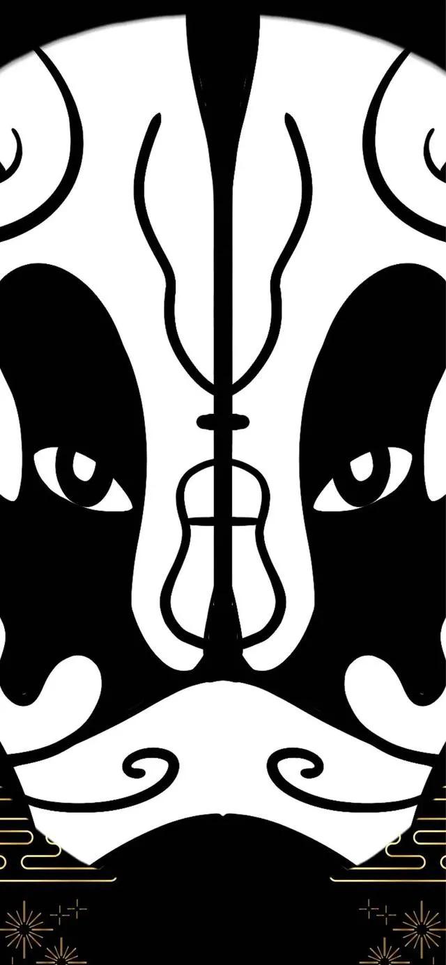 主题壁纸京剧脸谱,国潮京剧脸谱卡通壁纸