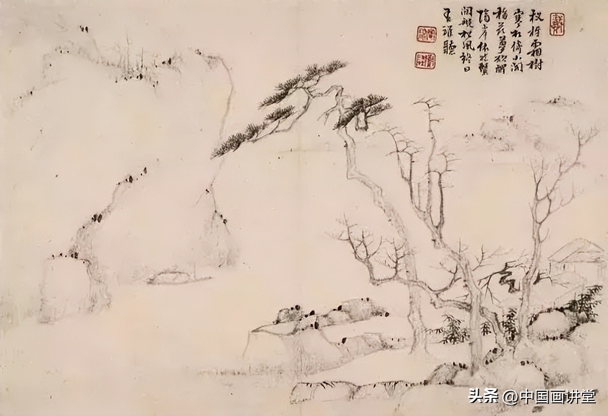 如何欣赏枯笔,枯笔之美书法欣赏