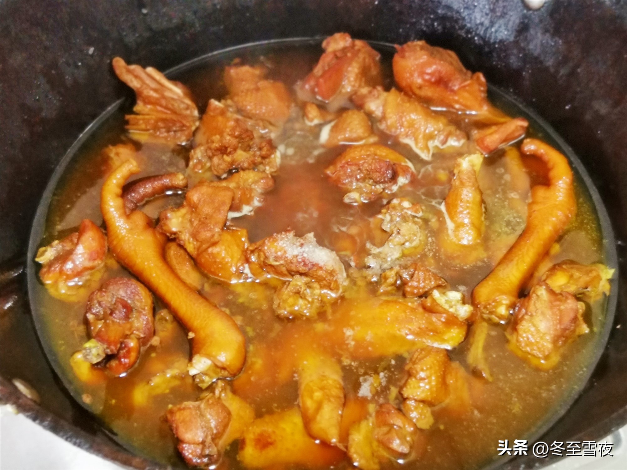 软烂脱骨的红烧鸡块,做红烧鸡块要放多少盐