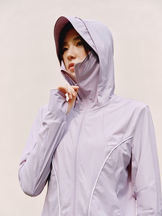 艾莱依防晒衣,艾莱依橘色速干防晒衣