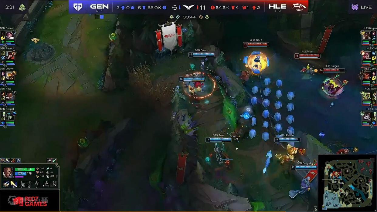 LCK春季赛GEN胜KT,lck决赛genvst1dys