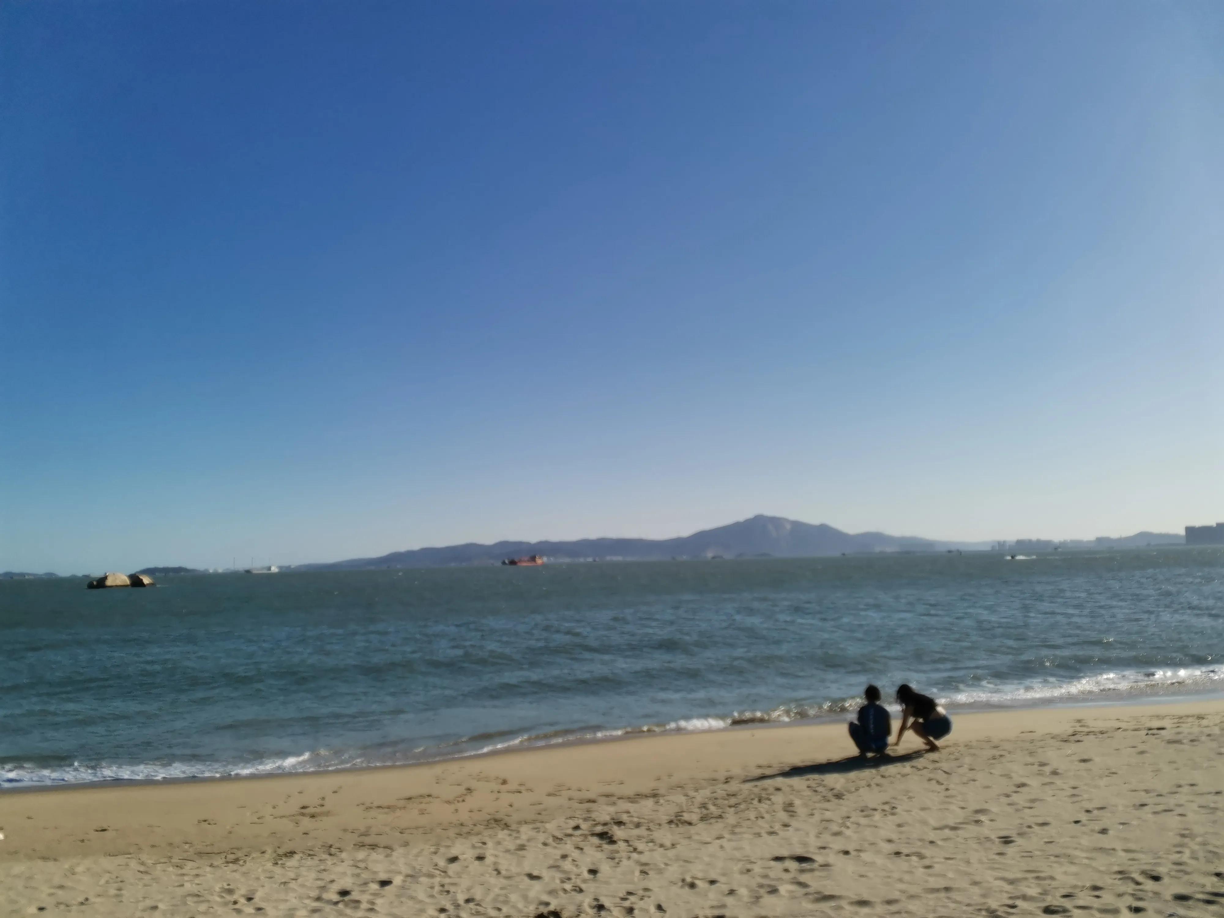 厦门的蓝天白云大海,厦门的海厦门的天空