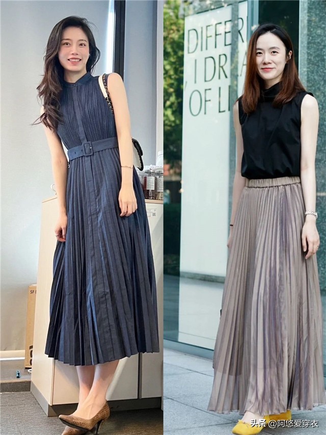 30多岁女人穿百褶裙是怎么想的,百褶裙为什么这么迷人