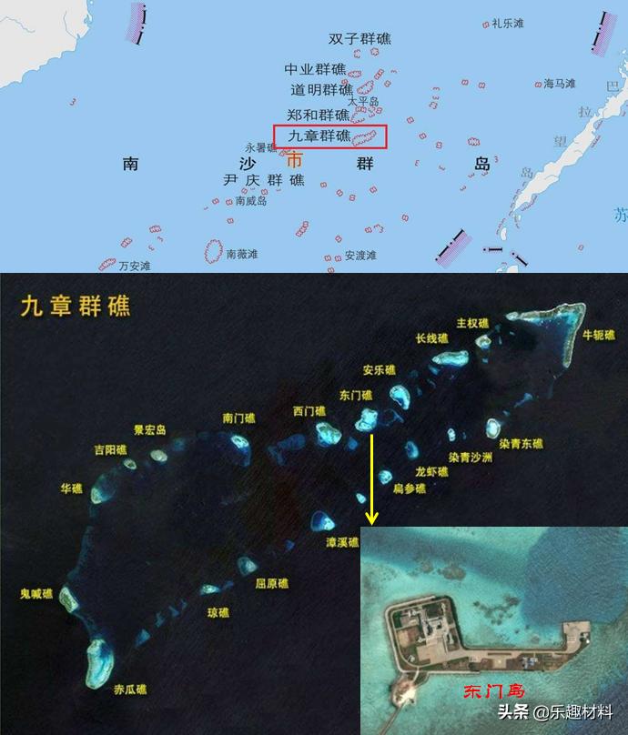 细微处看南沙东门岛，除了高楼大厦外，已开始形成完整的岛礁生态