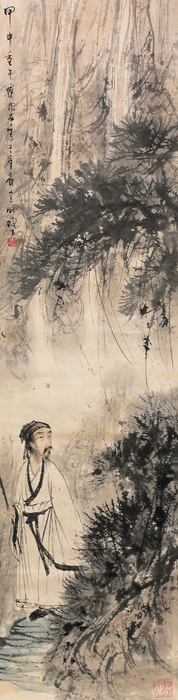 傅抱石山水画100幅欣赏,傅抱石山水画100幅高清图欣赏