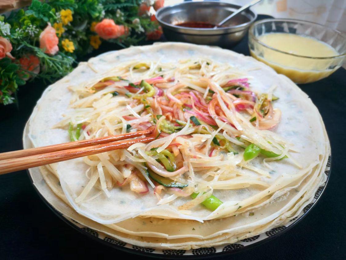 春天，遇见这叶子多摘点，养肝降春燥，随手烙成煎饼吃真香