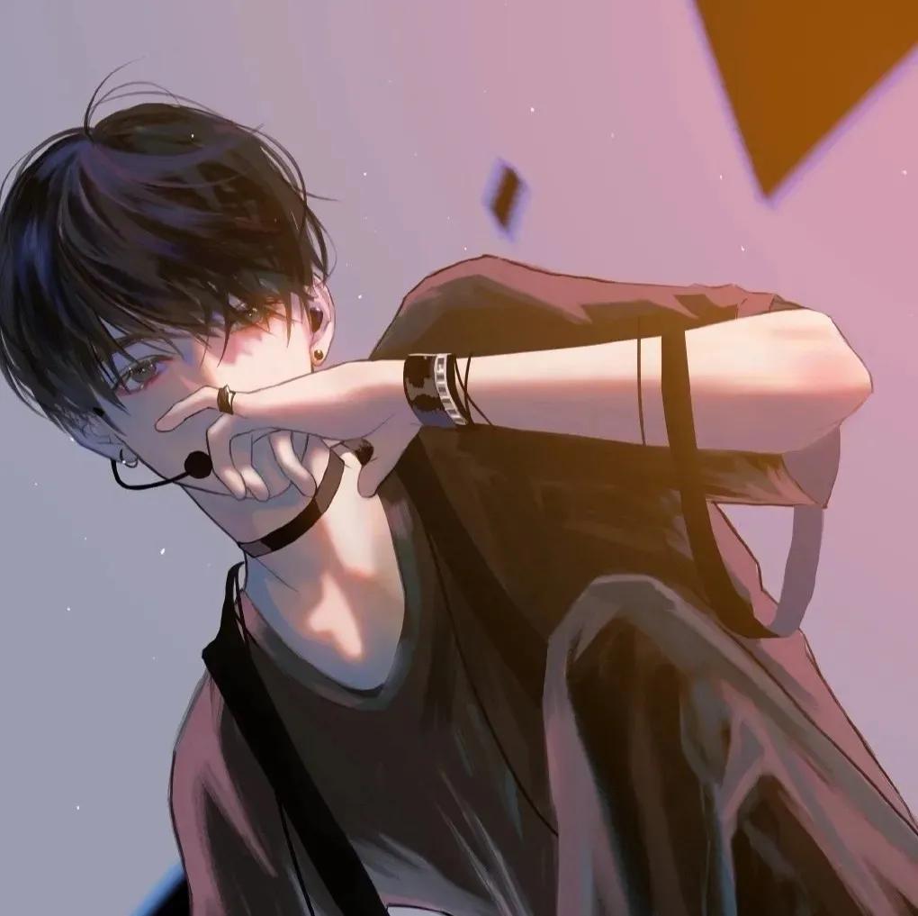 帅气动漫男头像情头,帅气动漫男头像可爱情头