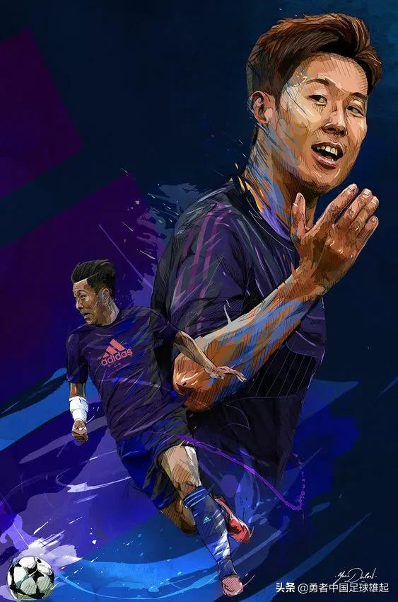 孙兴慜c罗壁纸,足球明星高清壁纸推荐