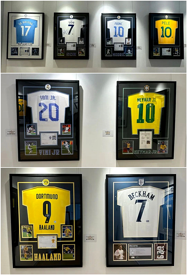 梅西c罗签名球鞋,梅西c罗内马尔亲笔签名