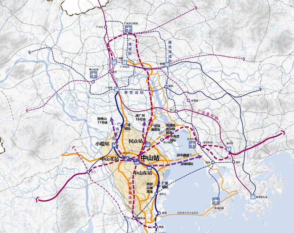 中山在粤港澳大湾区中的发展前景,粤港澳大湾区发展规划纲要中山