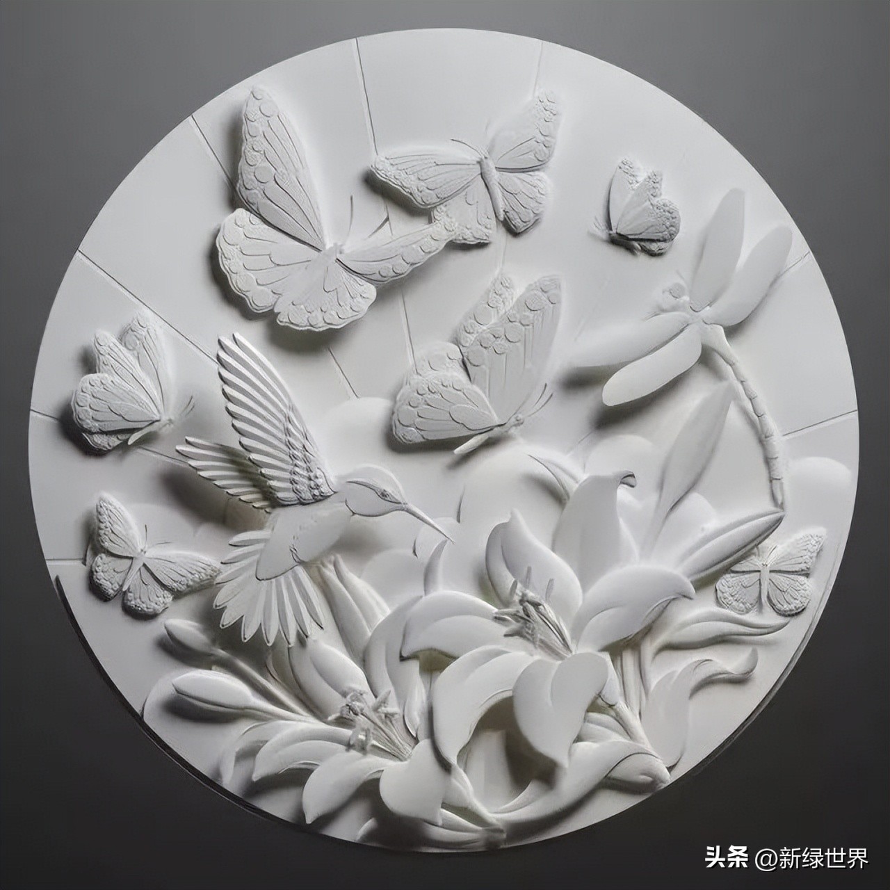 纸艺作品绘画,千变万化的纸艺术作品