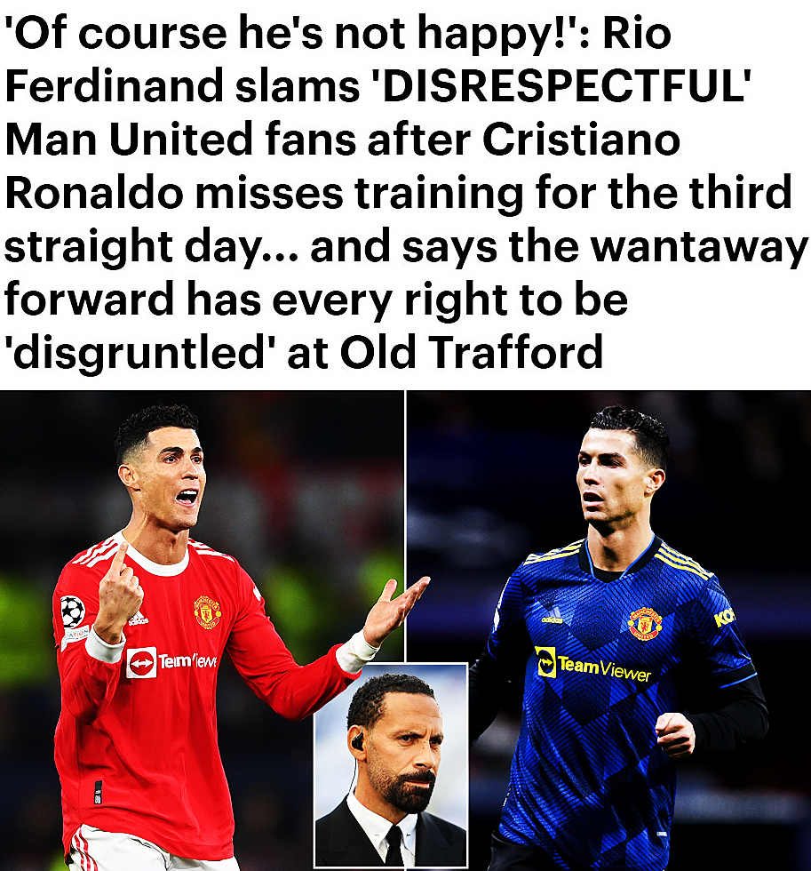 c罗在曼联的现状,c罗和曼联的矛盾前因后果如何