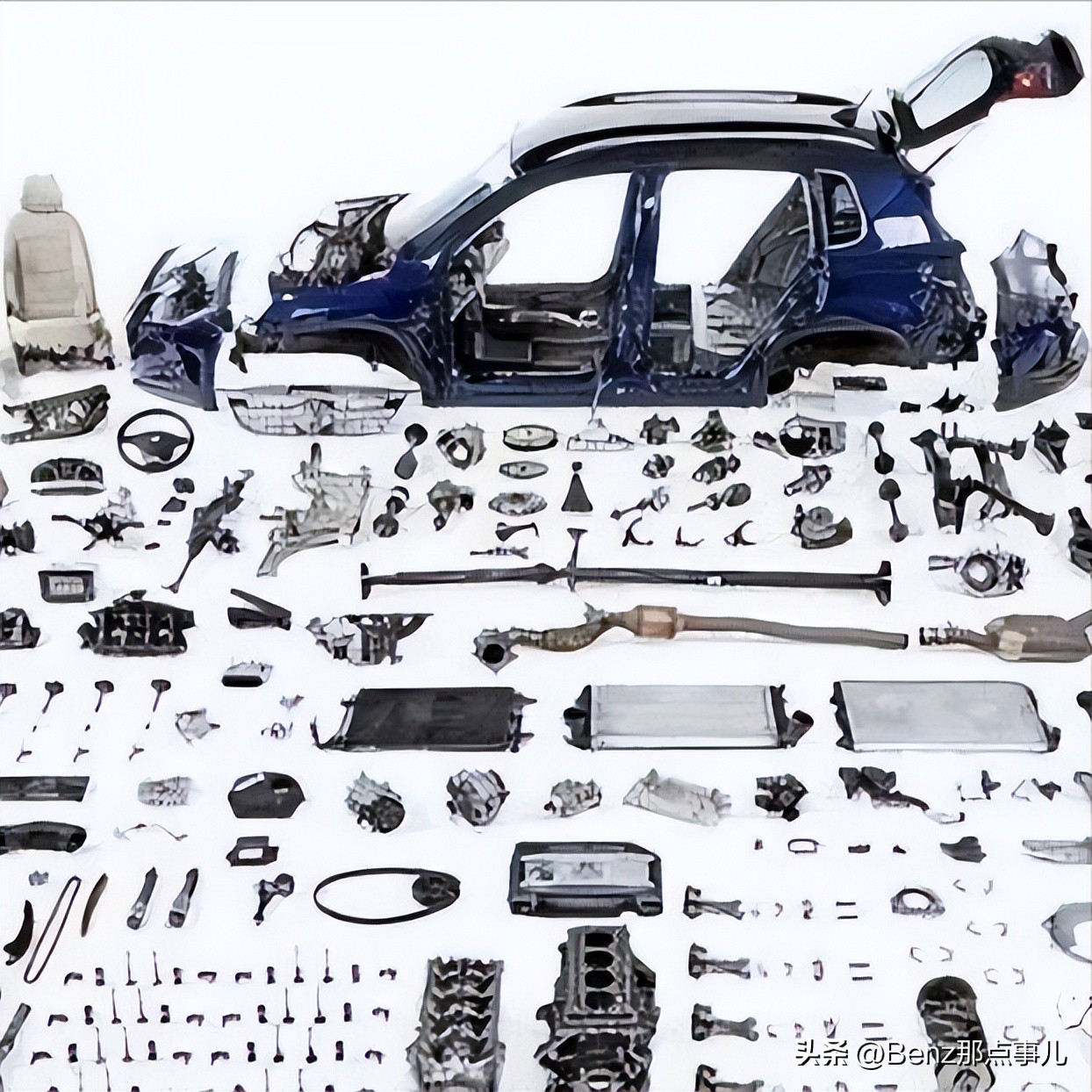 奔驰原厂配件和品牌配件区别,奔驰维修保养记录解答