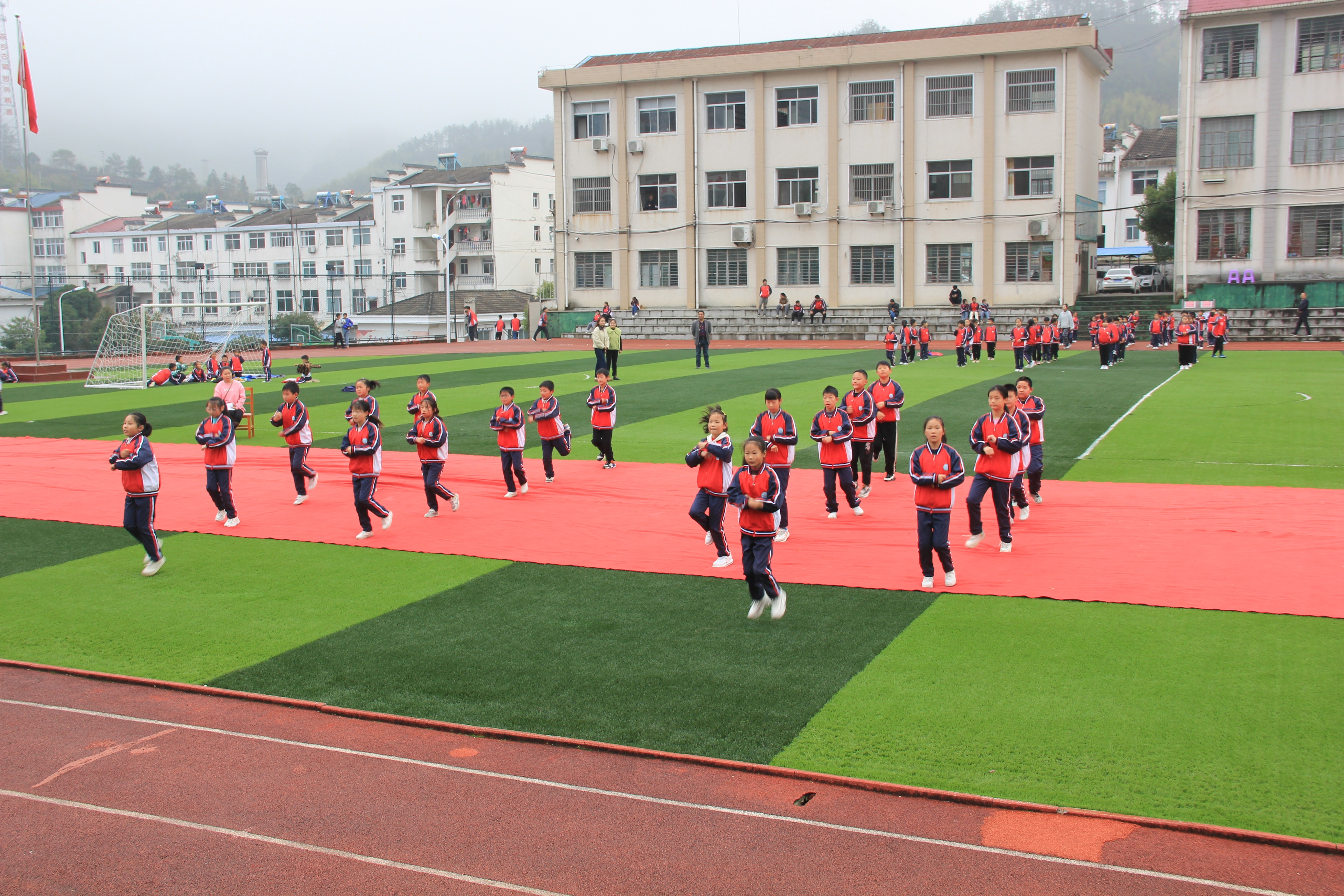 霍山县太阳乡中心学校运动会,霍山县大化坪镇中心学校
