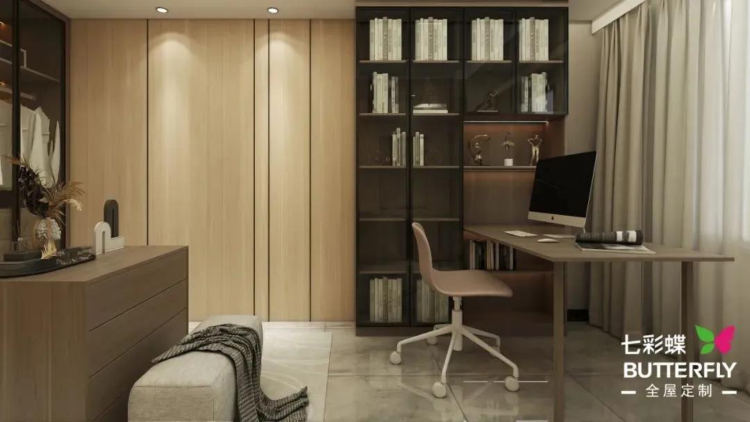 金丝柚木简约装修,静谧温馨的家居