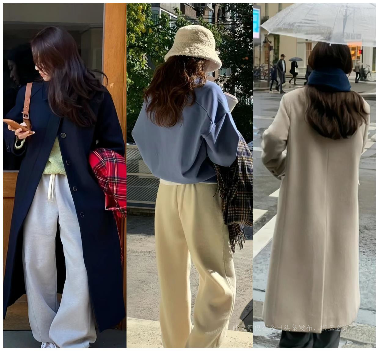 韩国阔腿直筒裤,韩国直筒阔腿裤八分裤