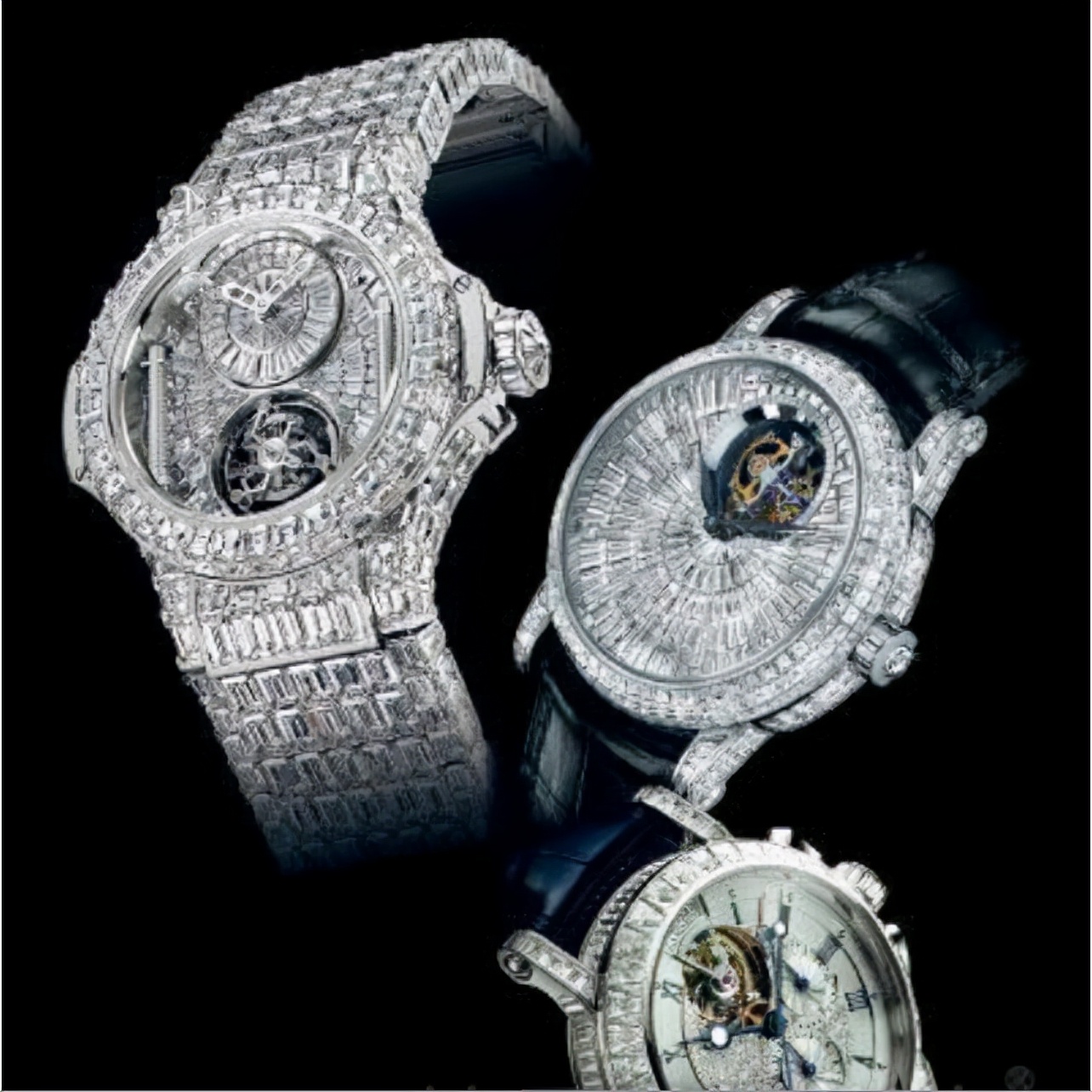 钻石刻度手表男,钻石男款手表名表