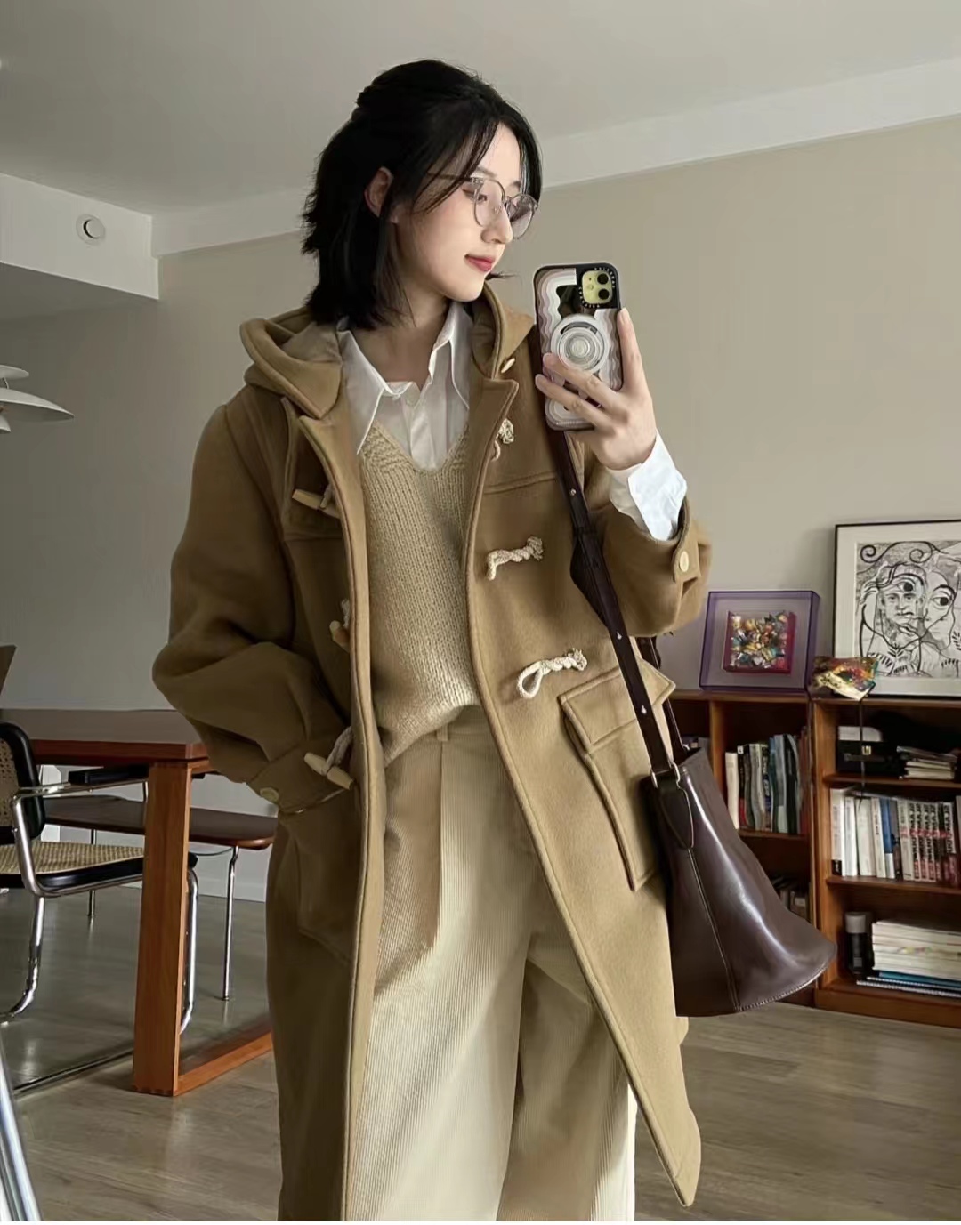 大衣30种穿搭方法,秋冬实用保暖大衣穿搭图片