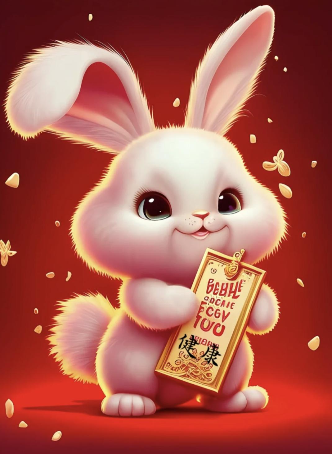 萌到爆可爱壁纸卡通兔,可爱的星空兔兔壁纸图片