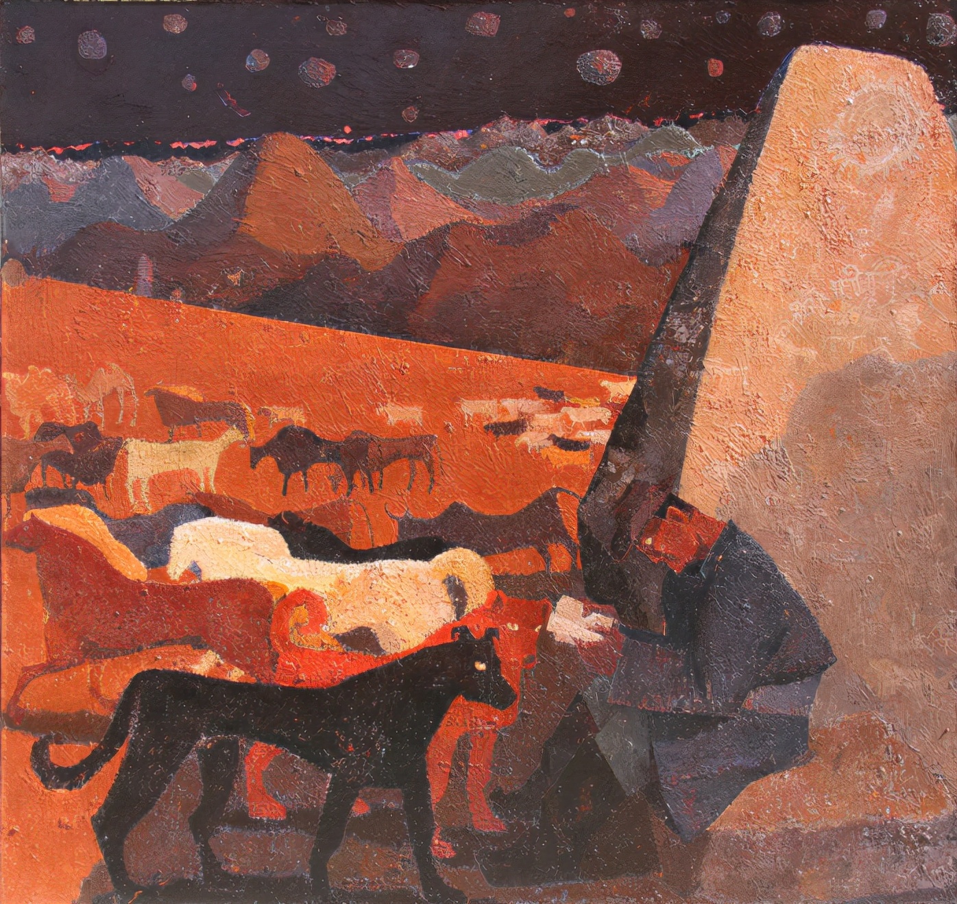 中央民族大学夏展油画作品,油画作品欣赏山东艺术学院