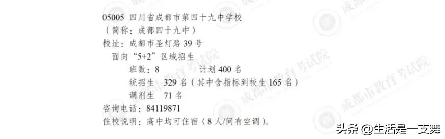 2023年成都高中招生计划表,成都高中招生计划表