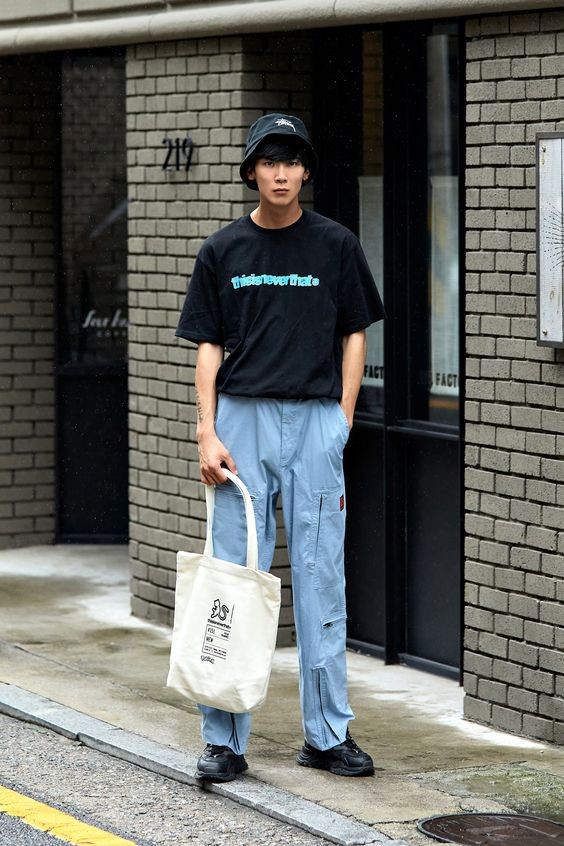 什么样的男生穿高腰裤好看,高腰裤怎么搭配最好看男