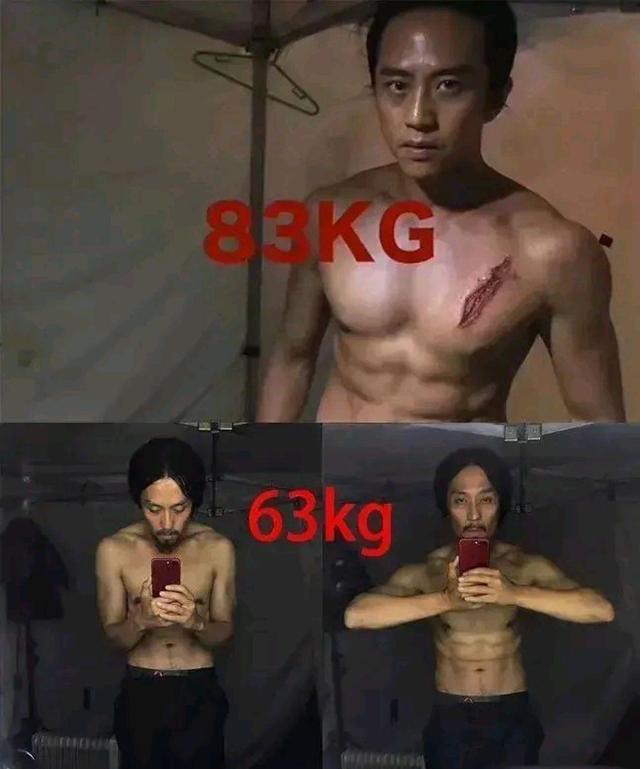 男星减肥后颜值变化,男明星减肥瘦到脱相