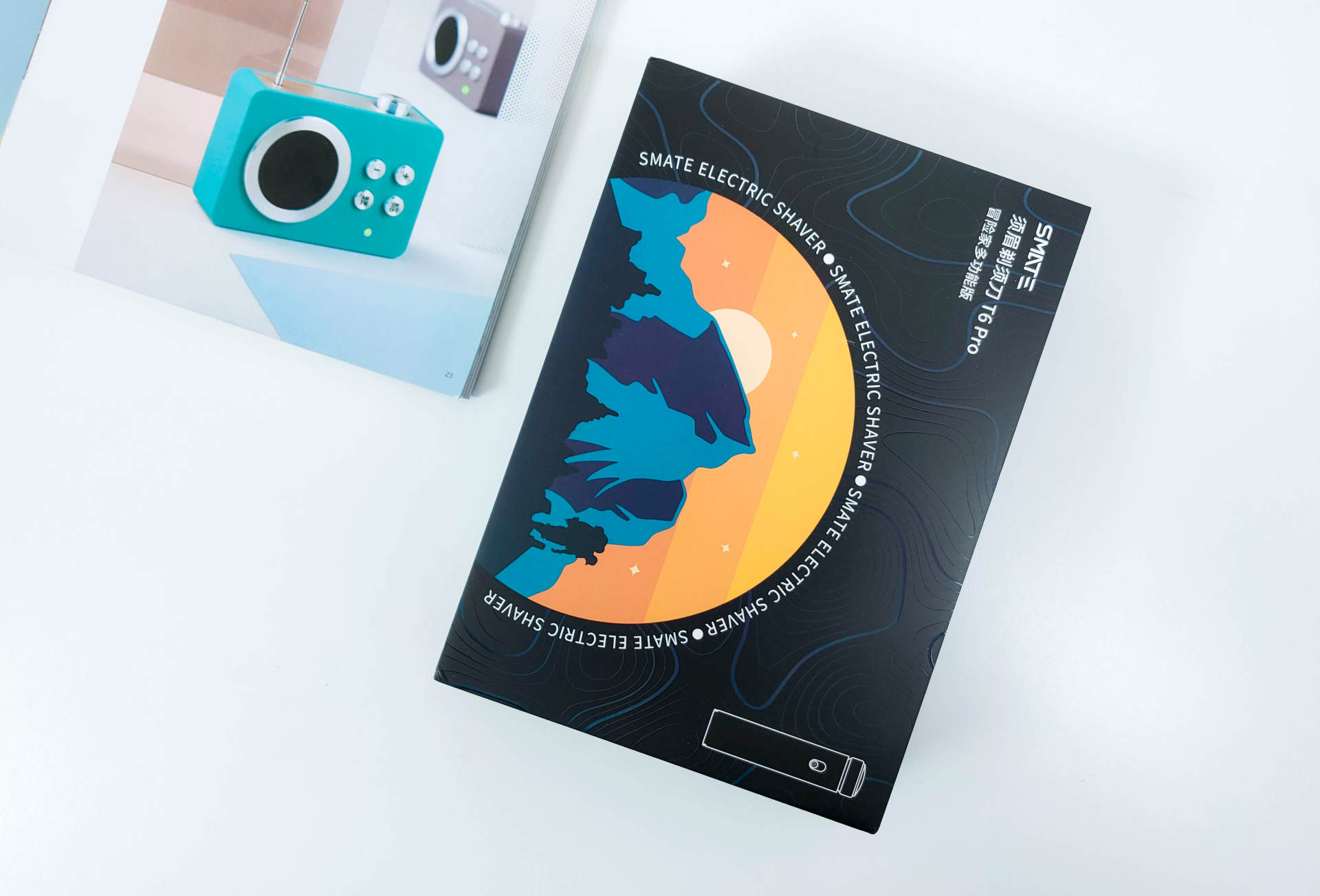 须眉t6旋转式涡轮六叶剃须刀,须眉剃须刀t6智能款和标准款测评