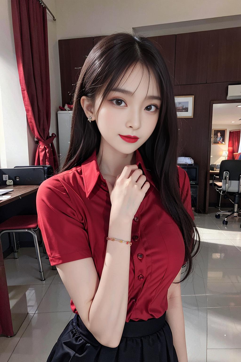 ai画百褶裙教程,ai绘画绝美服装