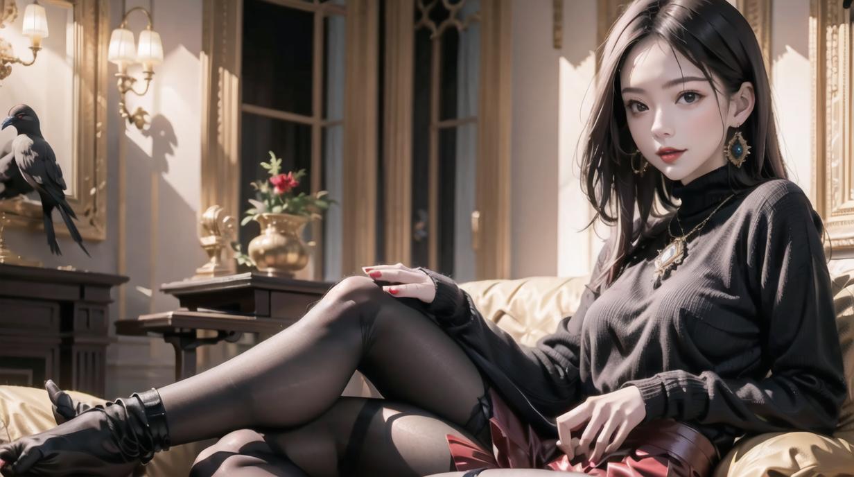 ai二次元少女美图,高颜值ai二次元美女图片