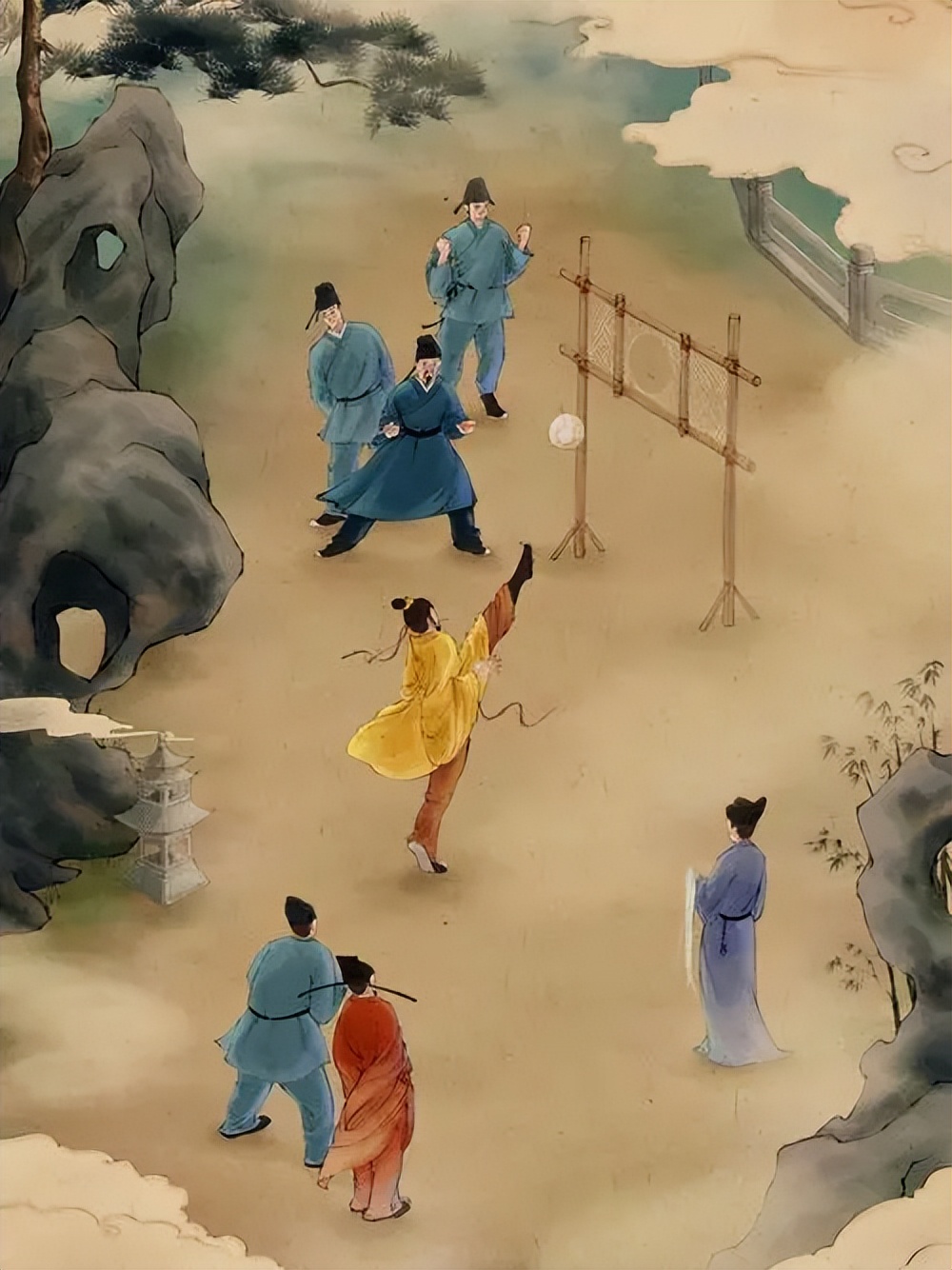 中国蹴鞠是足球的起源吗,中国的蹴鞠是什么样的