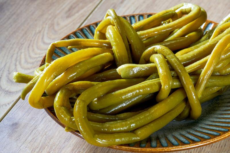 酸豆角的腌制方法盐怎么放,腌酸豆角直接放盐不放水