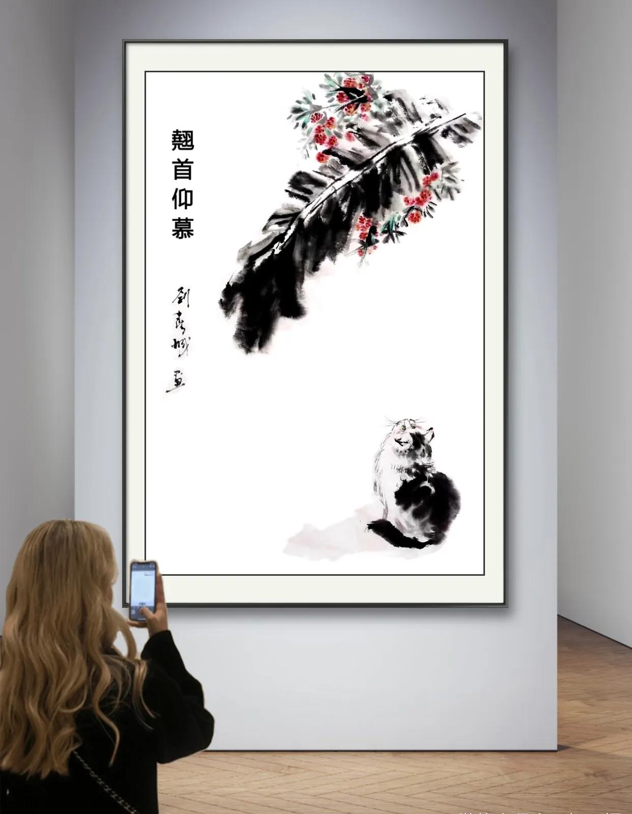 听障画家,刘春城国画作品