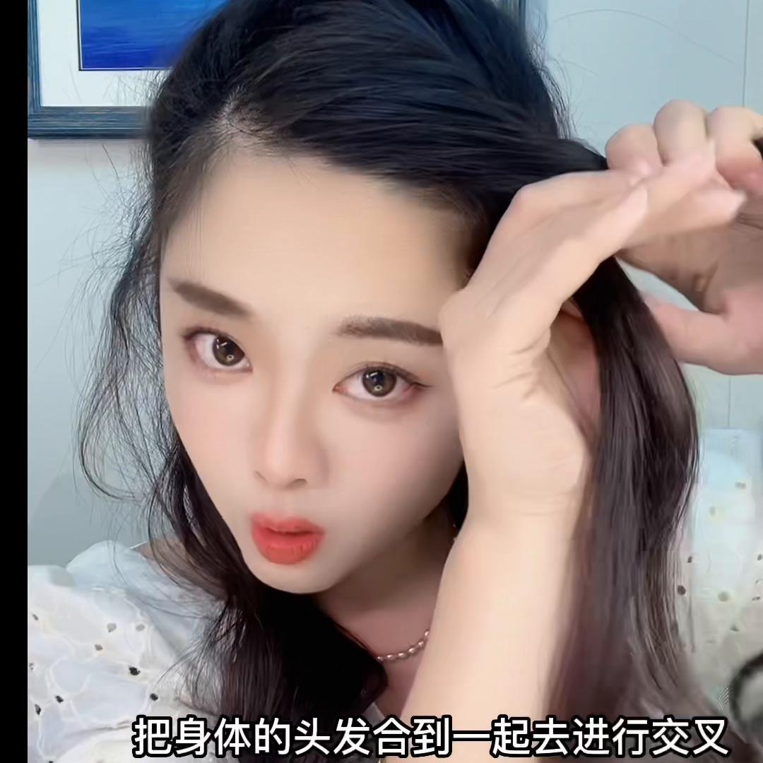 简单好看的编发教程超短发,简单好看的编发教程儿童公主编发