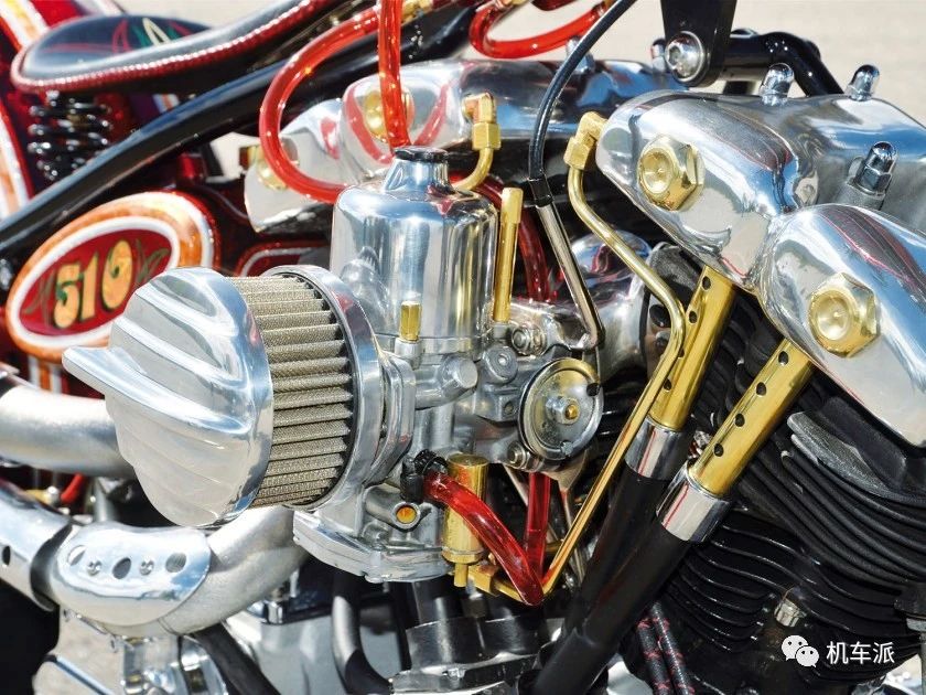 哈雷铲头复古机车,哈雷改装复古高把案例