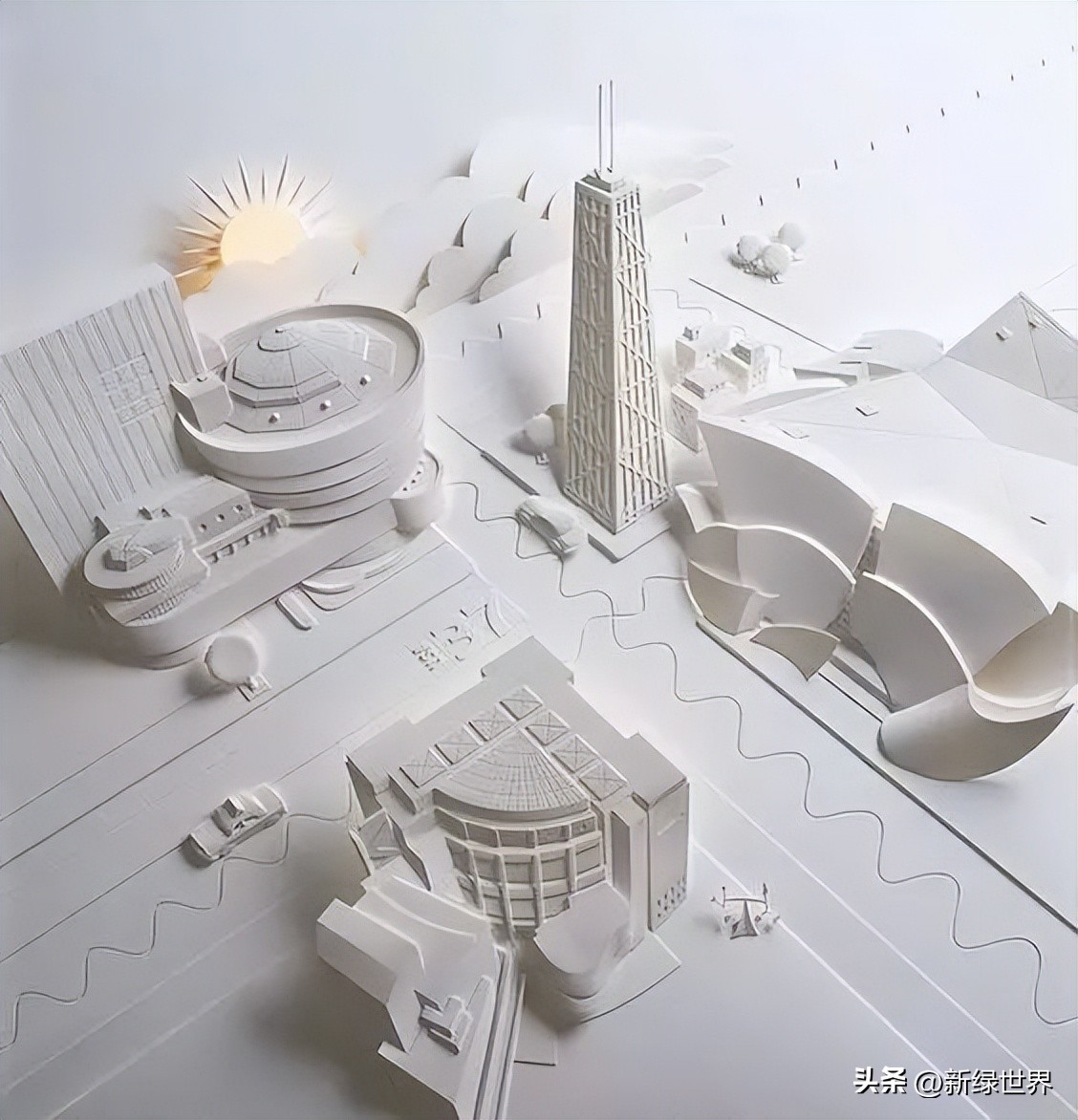 一组纸艺作品,令人惊艳的纸艺作品