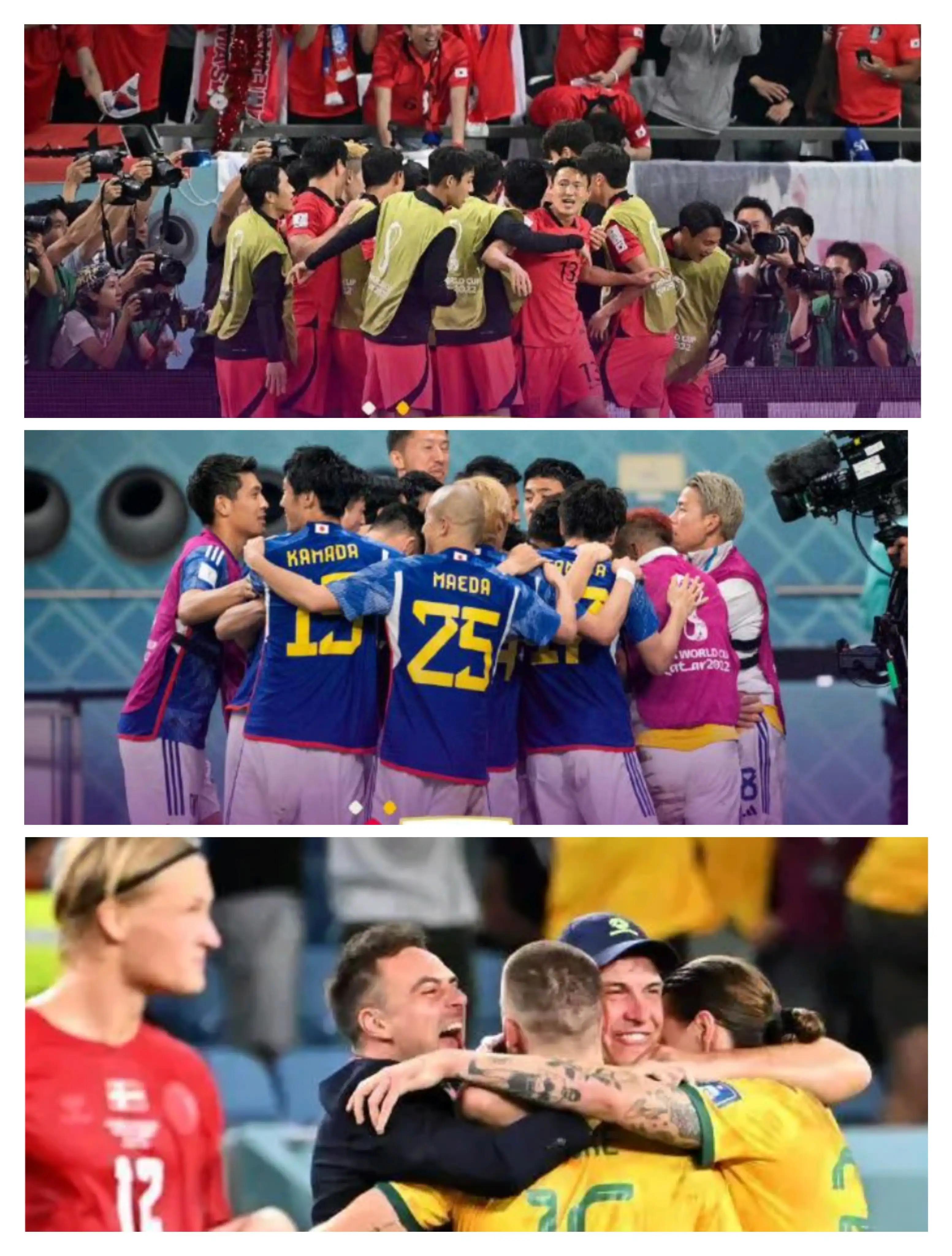 日韩东亚足球总决赛,世界杯三支亚洲足球队入16强