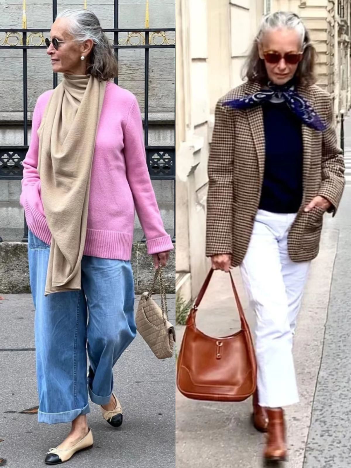 被时尚老奶奶惊艳,中国时髦奶奶惊艳巴黎