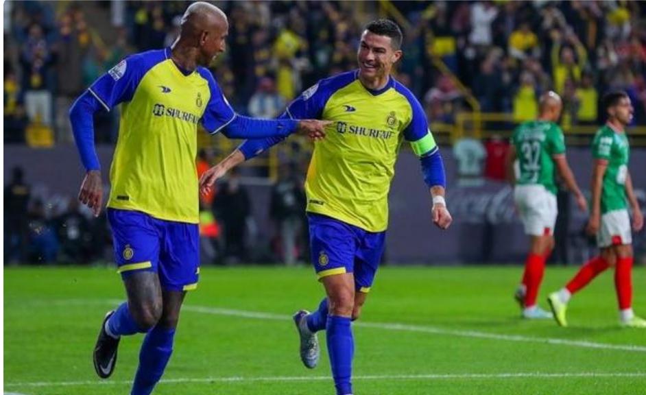 C罗惊艳沙特首秀，获得全场最佳！利雅得胜利队1：0险胜对手。