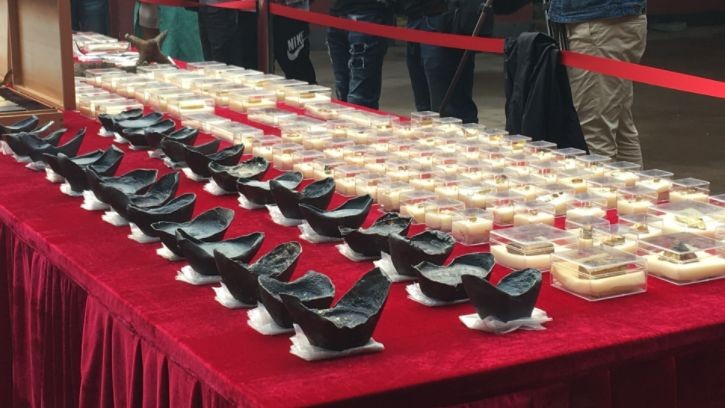 2020江口张献忠沉银考古挖掘现场,张献忠沉银考古现场江水有多深