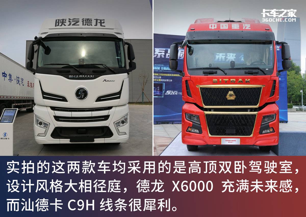 新款德龙x6000单驱,德龙x6000与汕德卡对比